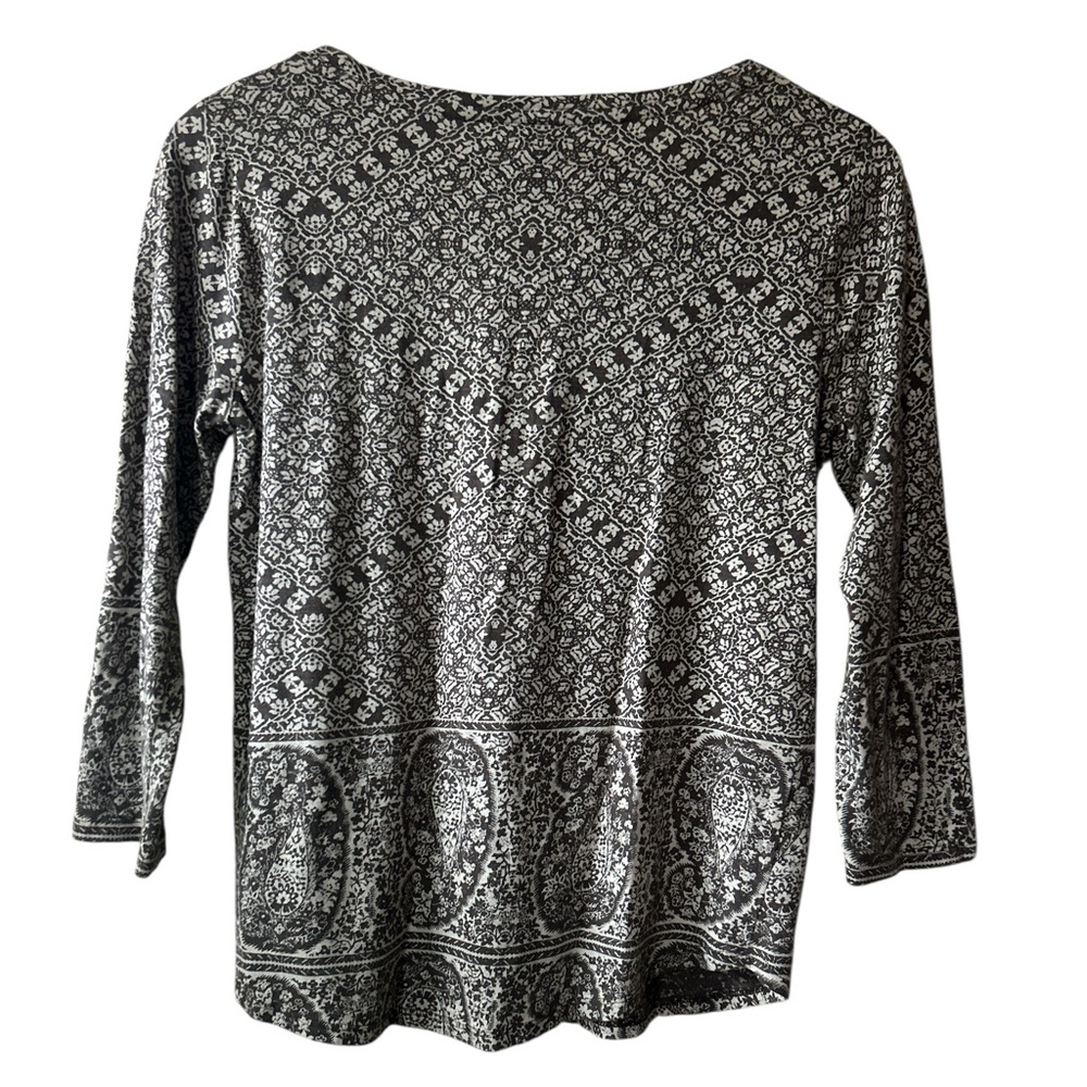 Lucky Brand Floral Paisley Boho Revival Shirt Women’s Medium - Picture 2 of 3